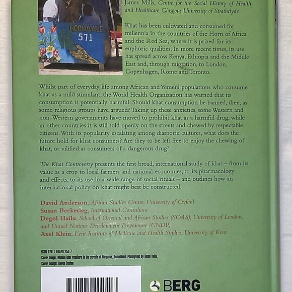 Khat Controversy Stimulating The Debate On Drugs NEW Hardcover Book 2007 - Picture 2 of 9